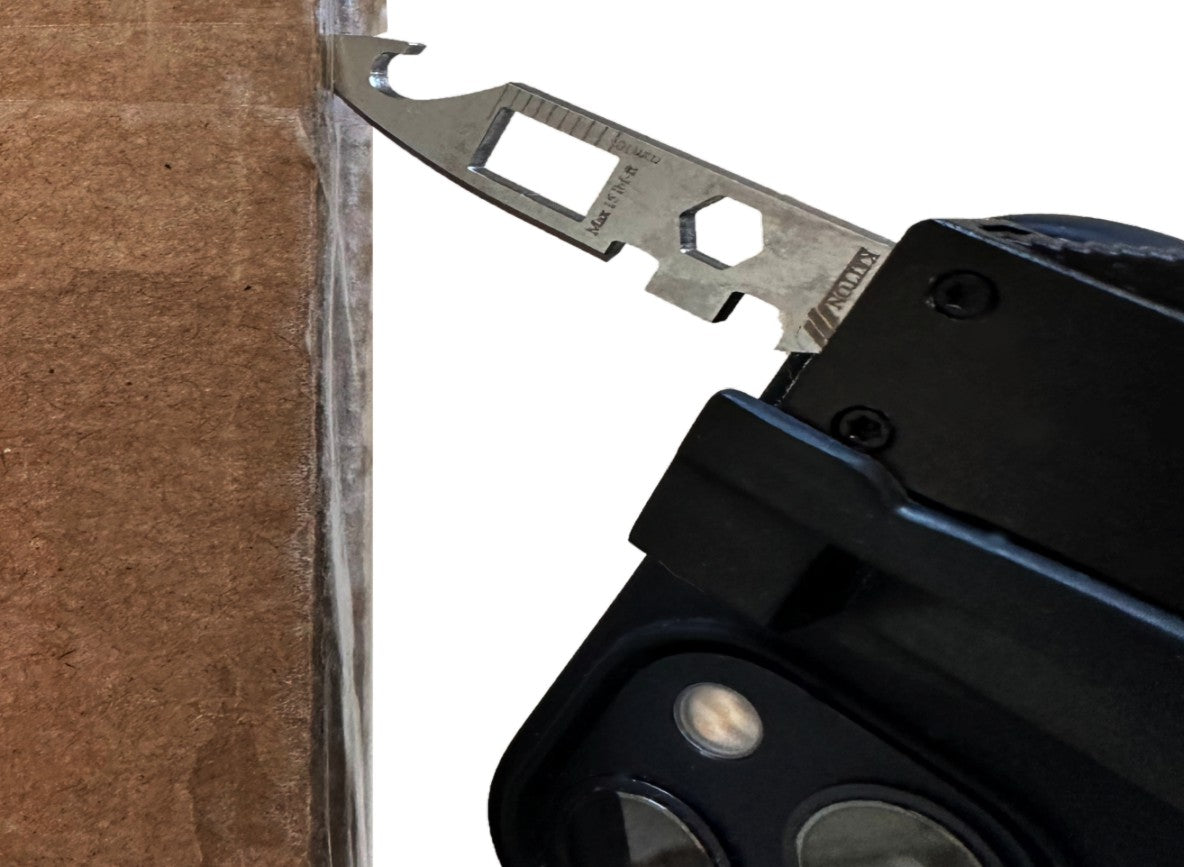 KaTTON Multi-tool Slim Wallet With removable multi-tool, air tag / smart tag holder & air pod holders Ka-TTON