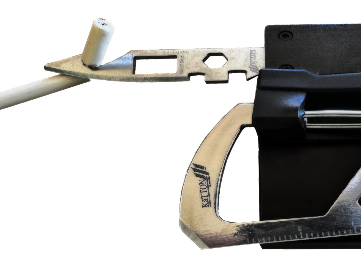KaTTON Multi-tool Slim Wallet With removable multi-tool, air tag / smart tag holder & air pod holders Ka-TTON